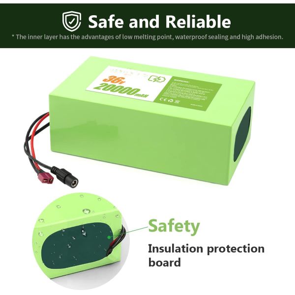 XT60 Fascial Gun Battery 100W-600W 36V 8Ah Lithium Battery With 2A Charger