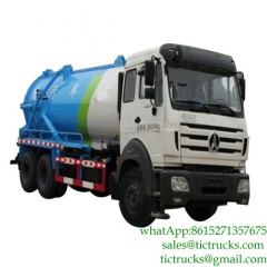 18000L Beiben septic tank truck Euro3, 4,5