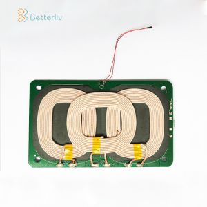 China 10W 15W Wireless Charger Module Qi Charging Module Three Coil on sale