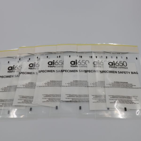 Gravure Printing Laboratory Specimen Transport Bags Customization