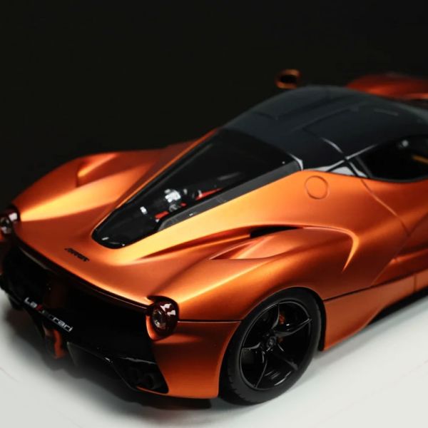 Matte Chrome Metal Hibiscus Orange Vehicle Wraps TPU Car Vinyl Wrap Self