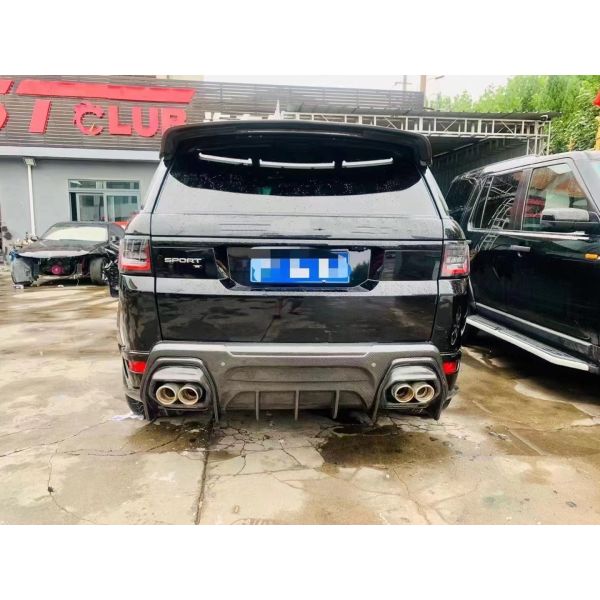 Runde ASPEC Style CF& FRP Wide Body Kit Front Bumper Rear Bumper Side Skirt Fender for Land Rover RANGE ROVE SPORT 2014-2017