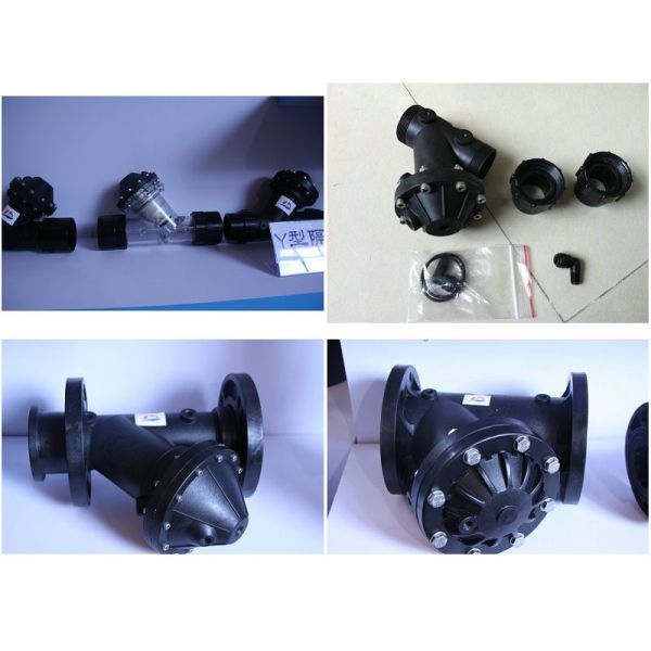 Y pattern diaphragm valve