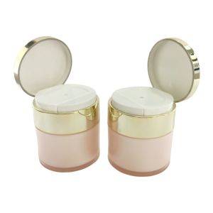 China Exquisite Appearance 50ml Acrylic Cream Airless Jar For Skincare wholesale