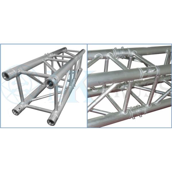 Spigot Junction Way Aluminum Light Truss for Concerts 0.5-3.0m Length and OEM Offered