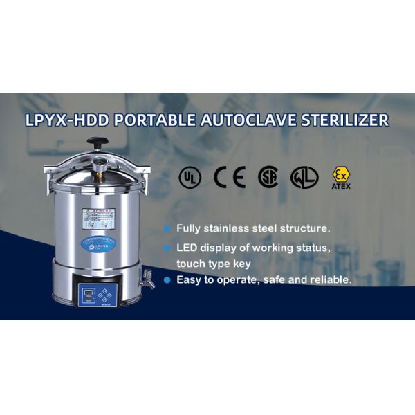 Lanphan Mini Portable Autoclave Small Retort Sterilizer Machine 2kw