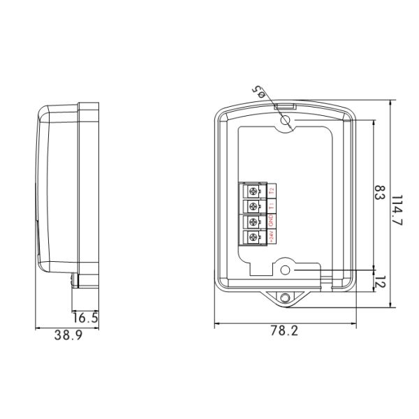 Electronic DC24V Elevator Safety Components Arrival Clock Universal Intercom