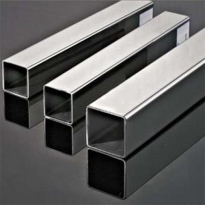 China 4''X4'' 23mm Brushed Stainless Steel Square Tubing 416L on sale