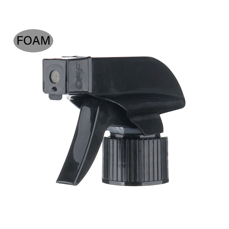 28/410 Air Freshener Sprayer, Customizable Black Plastic Trigger Sprayer, Foam