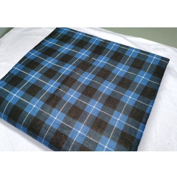 White 100% Cotton Flannel Fabric Print For Bedding And Cover