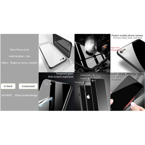 Falling Resistance TPU Glass Tempered Phone Cases