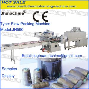China automatic threads spools poly wrapping machine /Flow Packing Machine Within Shrink tunnel wholesale