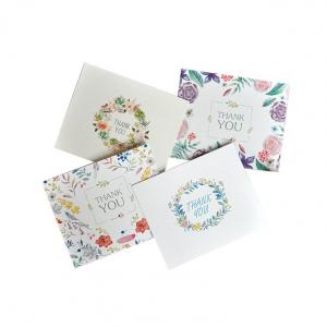 China Foldable Paper Greeting Card For Wedding / Birthday / Gift / Thank You Use wholesale