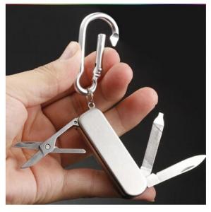 China New creative gift product multi-tool knife keychain keyrings wholesale