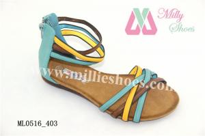 China PU Fashion Oranment Girls New Fashionable Sandal Shoe(ML0516_403) wholesale