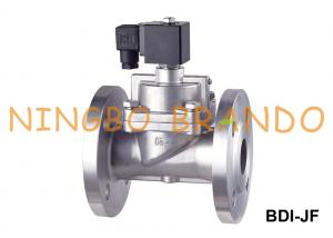 China 100bar Water Air Stainless Steel High Pressure Solenoid Valve 24V 220V on sale