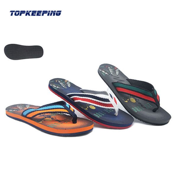 Summer Soft Rubber Slippers Men EVA Brown Outdoor Flip Flop Vendor