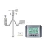 Solar Weather Station With Rain Wind Direction And Thermometer Customized