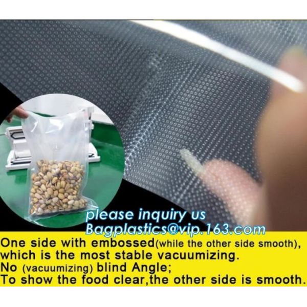 vacuum heat sealing bag Embossed Vaccum Compressed Bag Recyclable Plastic Vacuum Sealer Bags For Food Reusable Food Vacu