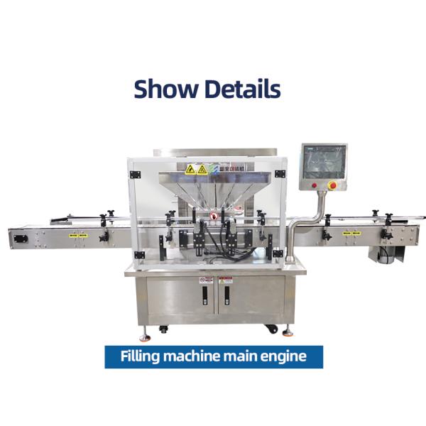 Automatic SUS304 Rotor Pump Peanut Butter Liquid Filling Machine