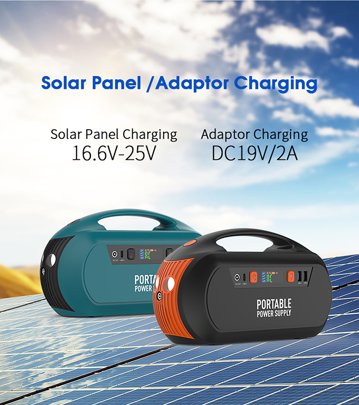 Home Portable Generator Power Station 100W 148wh Solar Power Generator For Camping