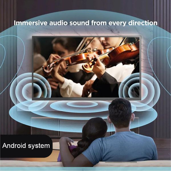 Affordable Webos 60 Inch 4K QLED Television Android Frameless 2K Smart TV 32 43 50 55 65Inch