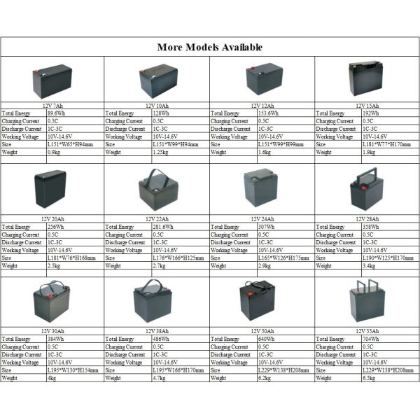 12V LiFePO4 Lithium Rechargeable Battery Pack Customize Special-Shaped For Solar Lamps