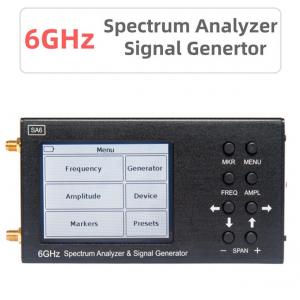 China 35 to 4500 MHz SA6 6GHz Portable Spectrum Analyzer Signal Genertor for  Wi-Fi, 2G, 3G, 4G, LTE, CDMA, DCS, GSM,  GPRS wholesale