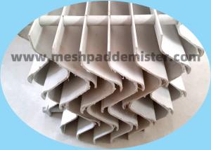 China 235mm Pp Rectangular Vane Pack Mist Eliminator wholesale