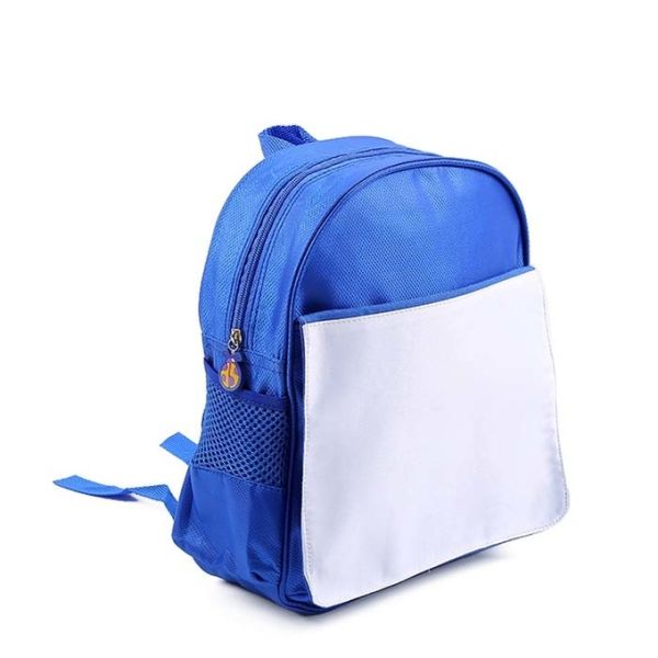 Colored Sublimation Backpack Blanks Schoolbag For Kids With Detachable Printing Part Custom Sublimation Book Bags