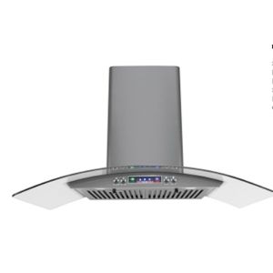 Wall Mounted Kitchen Hood Chimney Spare Parts Range Black Titanium