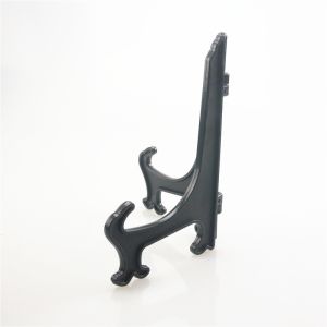 Black Transparent 8Inch Plastic Plate Display Stand