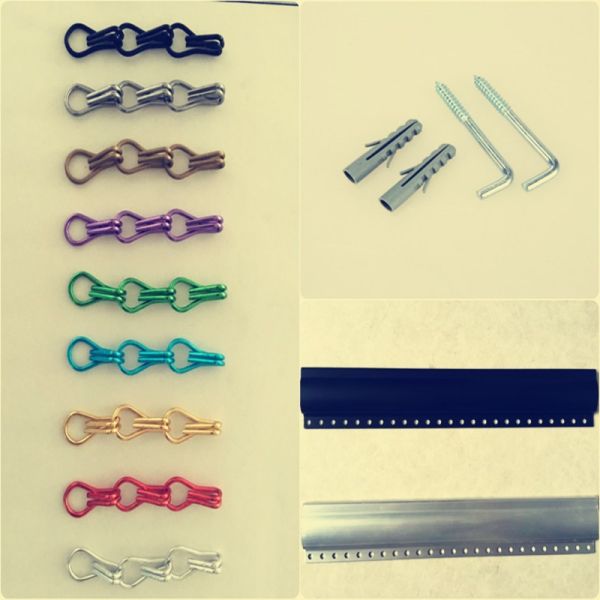 Modern Office Chain Link Curtain Wall , Multifunctional Aluminium Chain Fly Curtain