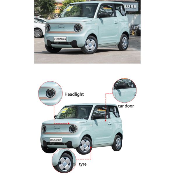 Geely Panda 4 Seats EV Mini Car Electric New Energy Vehicles