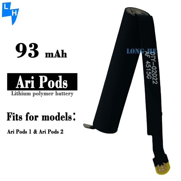 1st 2 3.7V Li-ion Earphone Batteries Replacement for Apple AirPods A1604 A1523 A1722