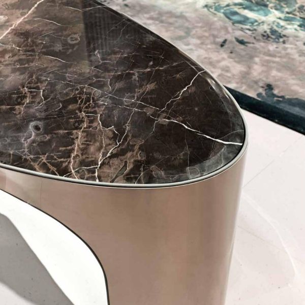 Frosted 900mm Office Table And Chair Combo 2m Executive Director Table