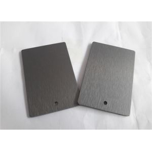 Eco - Friendly Brushed Aluminum Sheets With Roughed Brushed Surface