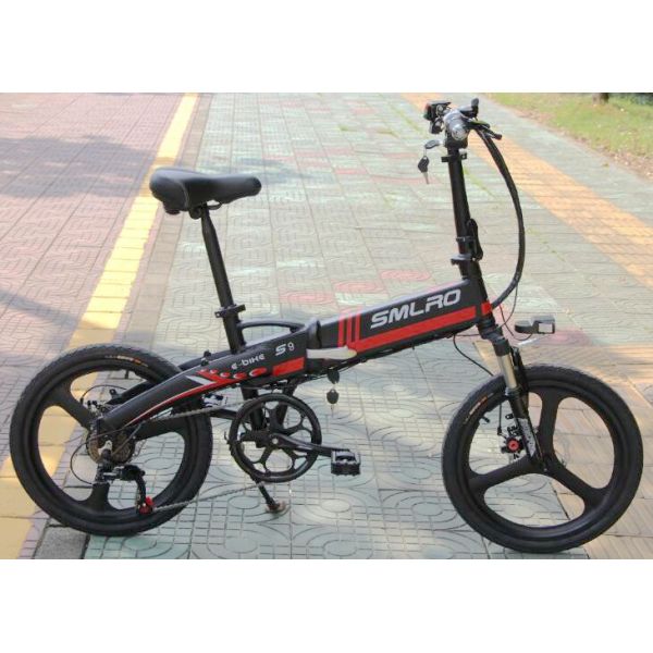 White Blue 26 Inch Electric Bicycle fast speed Aluminum Alloy Frame