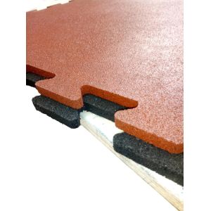 1000X1000X40mm GYM Interlocking Rubber Tiles Customized Interlocking Weight Room