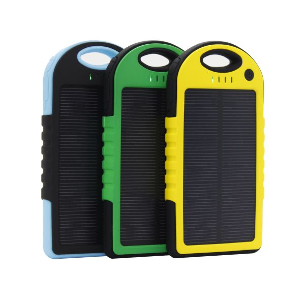 Wireless phone charger solar charger 5000mAh double USB port