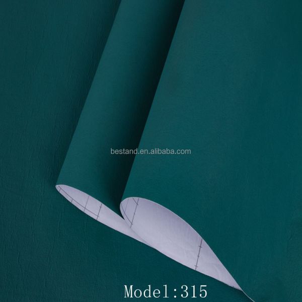 Dark Green Matt Vinyl Textured Cloth Wallpaper 68cm 136cm Damask Cloth Wall Paper