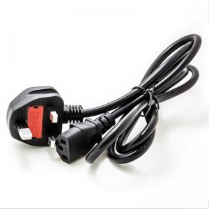 China AC 0.5mm2 CCA Computer Monitor Power Cord FCC Certificated on sale