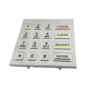 China Waterproof Stainless Steel Numeric Keypad Windows/Linux Compatible wholesale