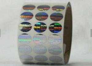 China Honeycomb Security Hologram Sticker , Tamper Evident Labels Eco - Friendly  Material wholesale