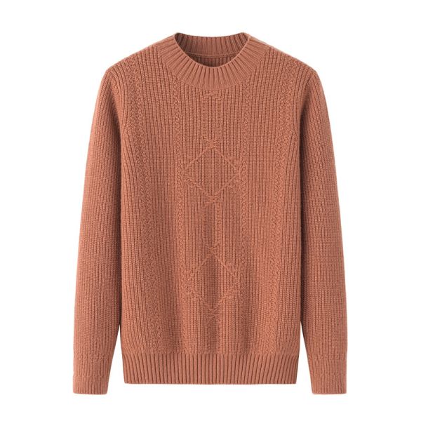 High Elastic Long Sleeve Knitted Sweater Skin Friendly Women's Casual Sweater