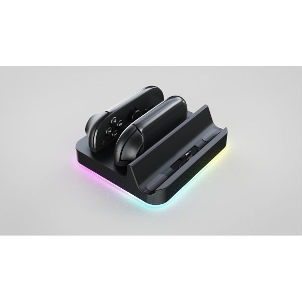 Multi-Function Charging Dock with RGB Lighting for Nintendo Switch 2– Charges Joy-Cons & Console