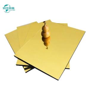 China PVDF Coating Building Mirror Finish Acp Boards 2440mm Length For Project wholesale