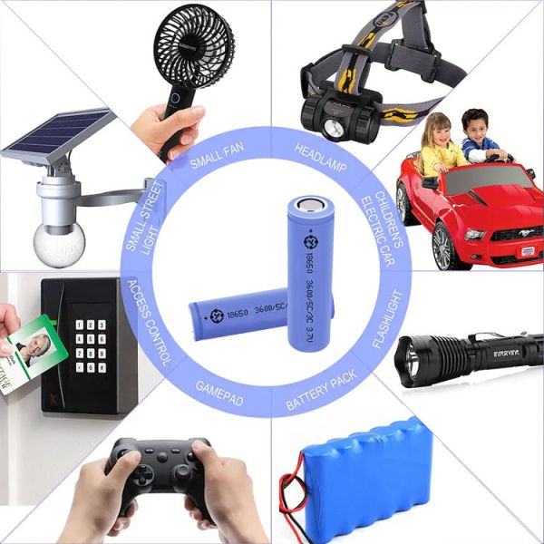 LiFePO4 Lithium Battery Cylinder Rechargeable OEM ODM 18650 Lithium Ion Cell For 3.7V 2200/2600/3400/3600mah Wholesale