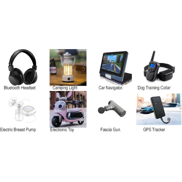 600mAh Rechargeable Li Polymer Battery 851838 3.7V Custom Lipo Battery 