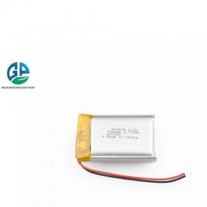 China 902535 750mah 3.7v Lithium Polymer Rechargeable Battery In Kids Cars wholesale